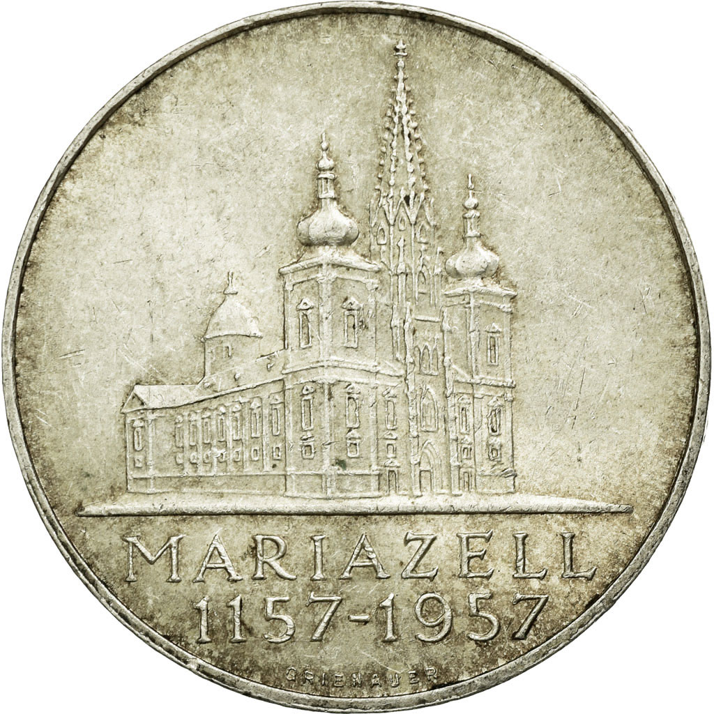 Coin, Austria, 25 Schilling, 1957, , Silver, KM:2883