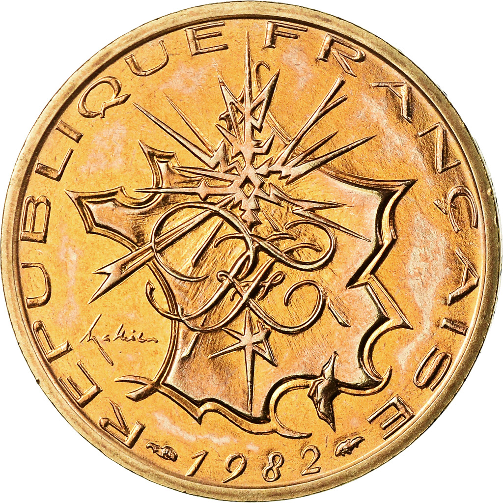 Coin, France, Mathieu, 10 Francs, 1982, Paris, , Nickel-brass, KM:940