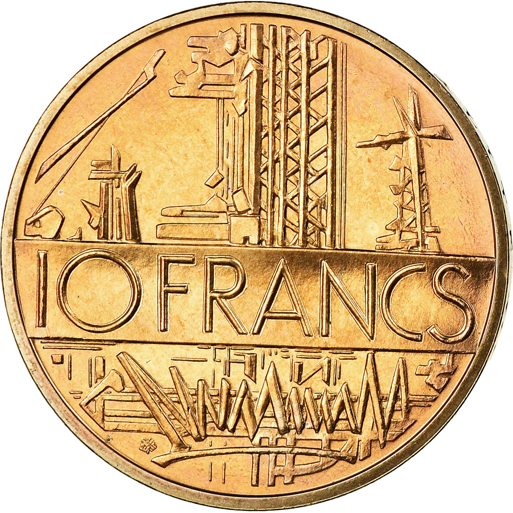 Coin, France, Mathieu, 10 Francs, 1982, Paris, , Nickel-brass, KM:940