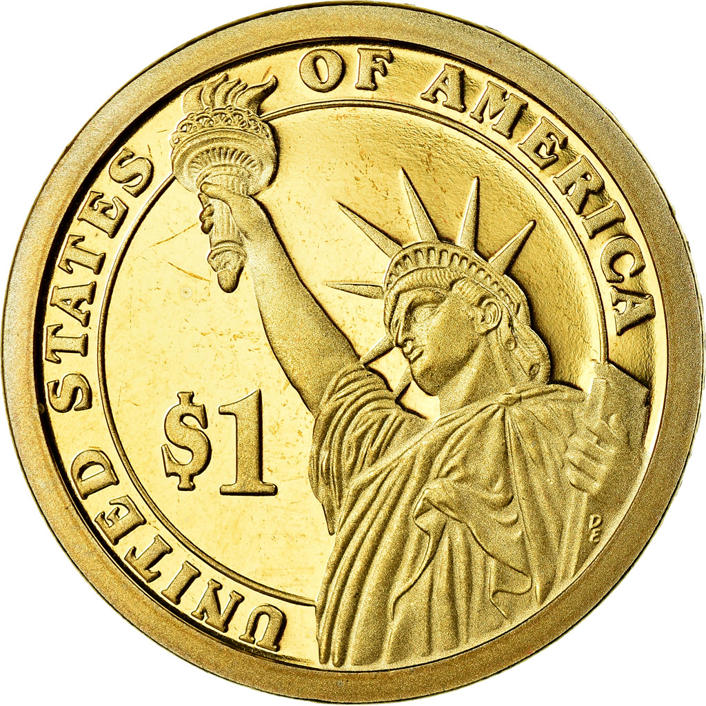 Coin, United States, Dollar, 2008, U.S. Mint, Martin Van Buren, 