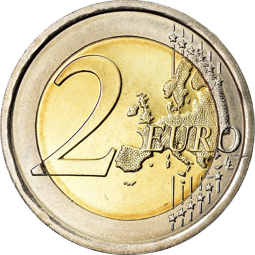 Italien, 2 Euro, Dante Alighieri, 2015, UNZ, Bi-Metallic