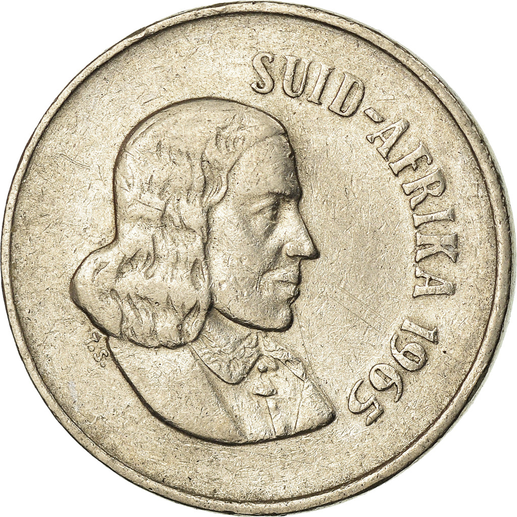 Coin, South Africa, 10 Cents, 1965, , Nickel, KM:68.2