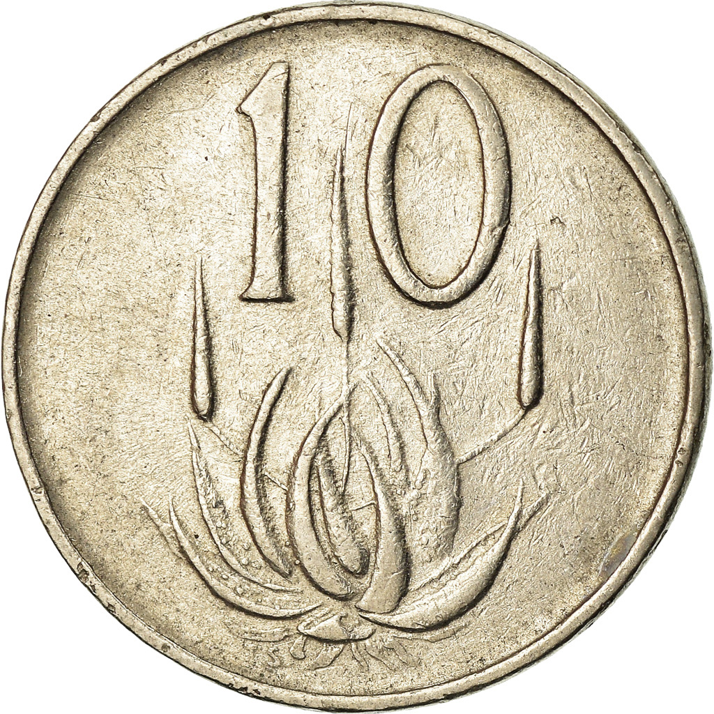 Coin, South Africa, 10 Cents, 1965, , Nickel, KM:68.2