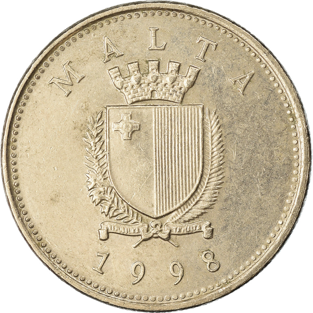Moneda, Malta, 10 Cents, 1998, MBC, Cobre - níquel, KM:96