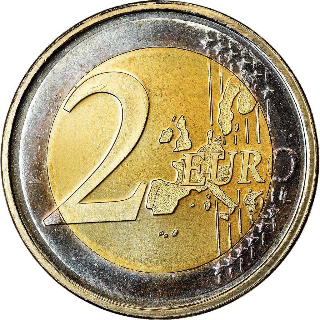 Luxemburg, 2 Euro, 2004, VZ, Bi-Metallic, KM:82