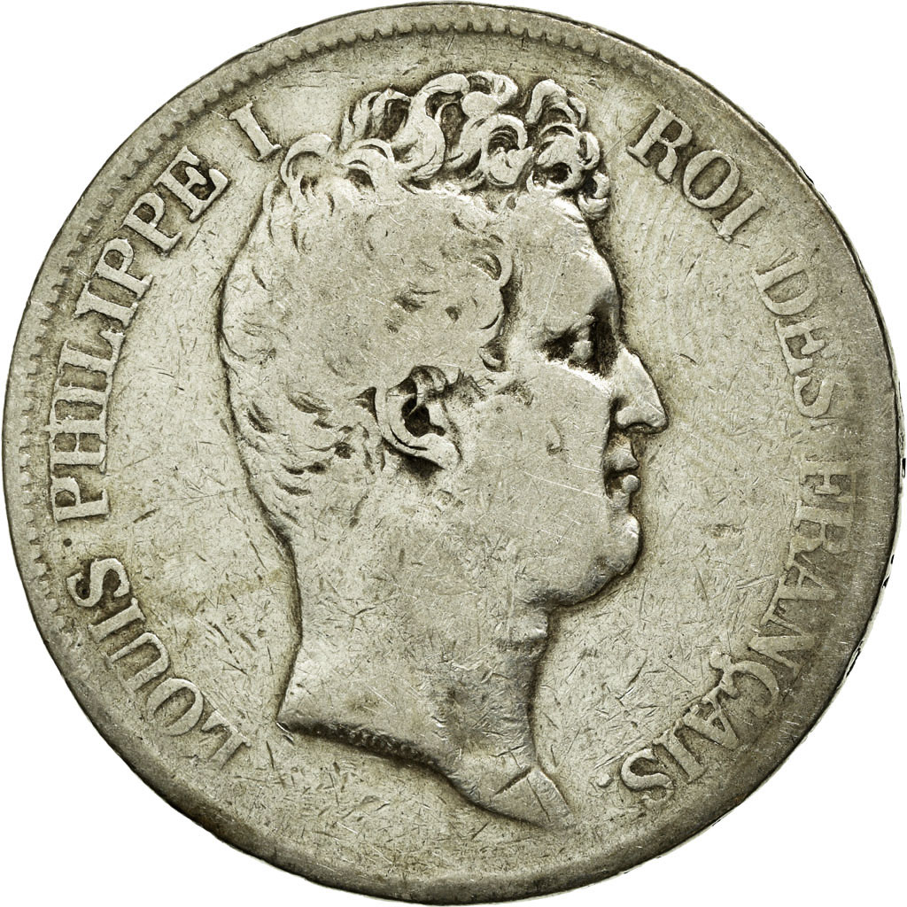 Coin, France, Louis-Philippe, 5 Francs, 1831, Bordeaux, , Silver