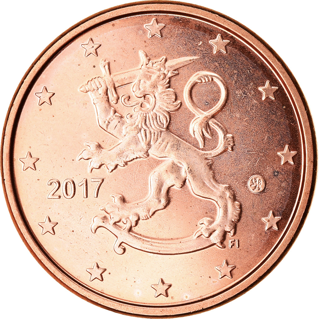 [#765723] Finnland, 5 Euro Cent, 2017, VZ, Copper Plated Steel
