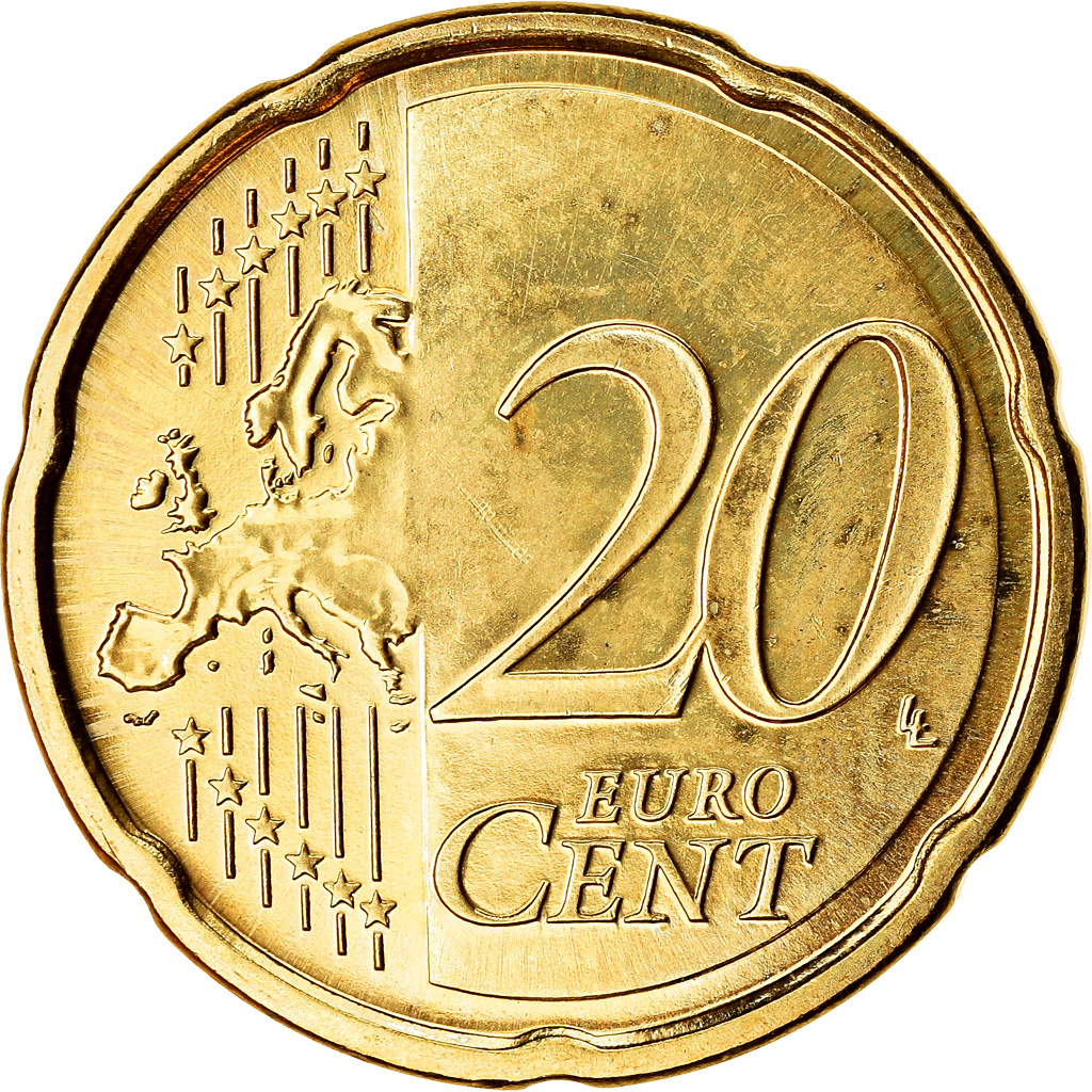 Finnland, 20 Euro Cent, 2017, VZ, Messing