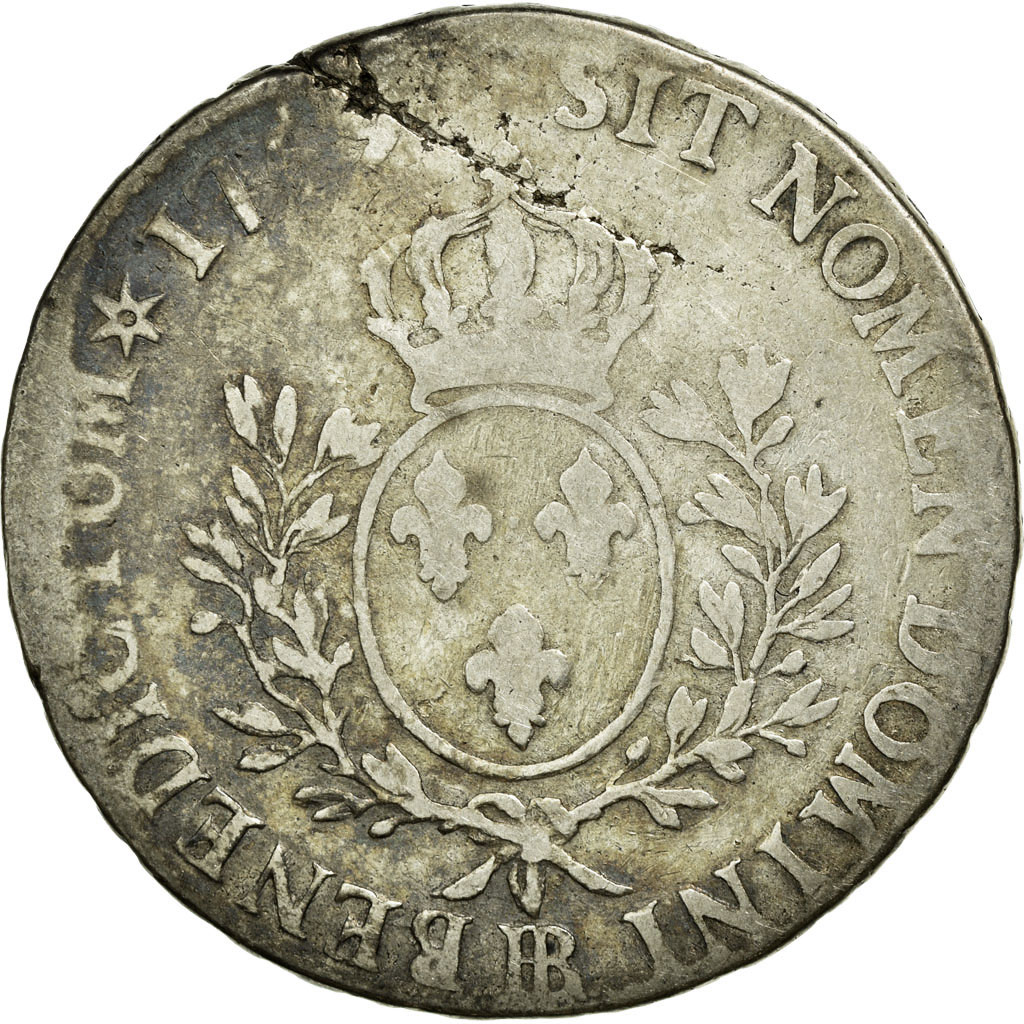 Coin, France, Louis XV, Écu au bandeau, Ecu, 1759, Strasbourg, 