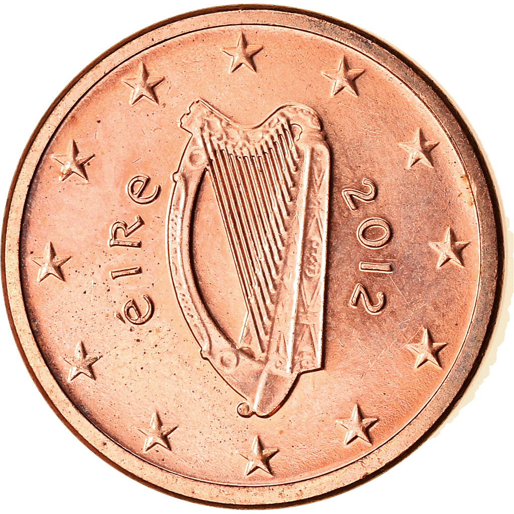 [#765990] IRELAND REPUBLIC, Euro Cent, 2012, UNZ, Copper Plated Steel, KM:32