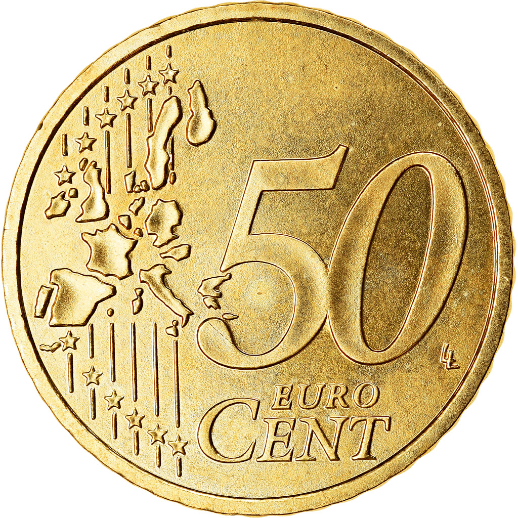 Bundesrepublik Deutschland, 50 Euro Cent, 2005, UNZ, Messing, KM:212