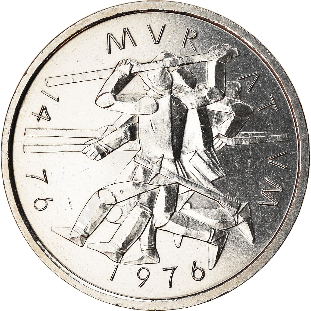 Coin, Switzerland, Bataille de Morat, 5 Francs, 1976, , Copper-nickel
