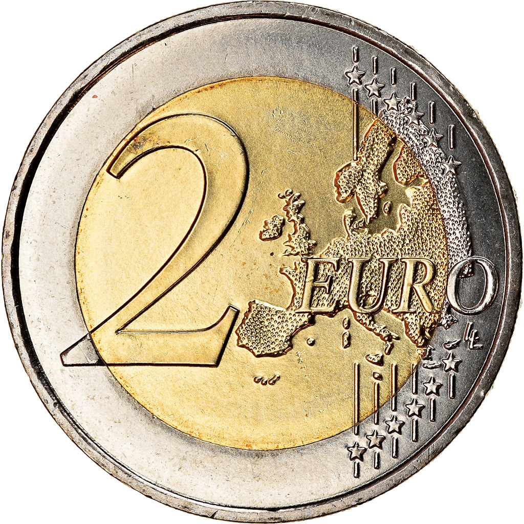 France, 2 Euro, François Mitterrand, 2016, SPL, Bi-Metallic