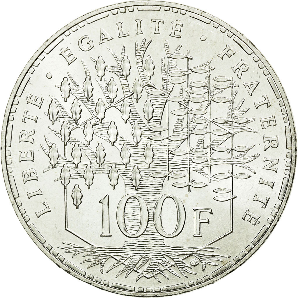 Coin, France, Panthéon, 100 Francs, 1987, Paris, , Silver, KM:951.1