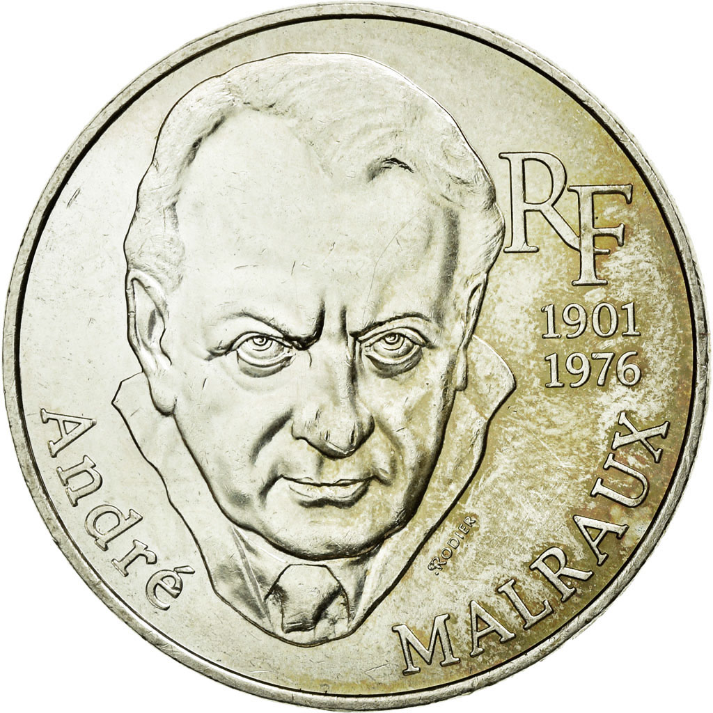 Coin, France, André Malraux, 100 Francs, 1997, , Silver, KM:1188