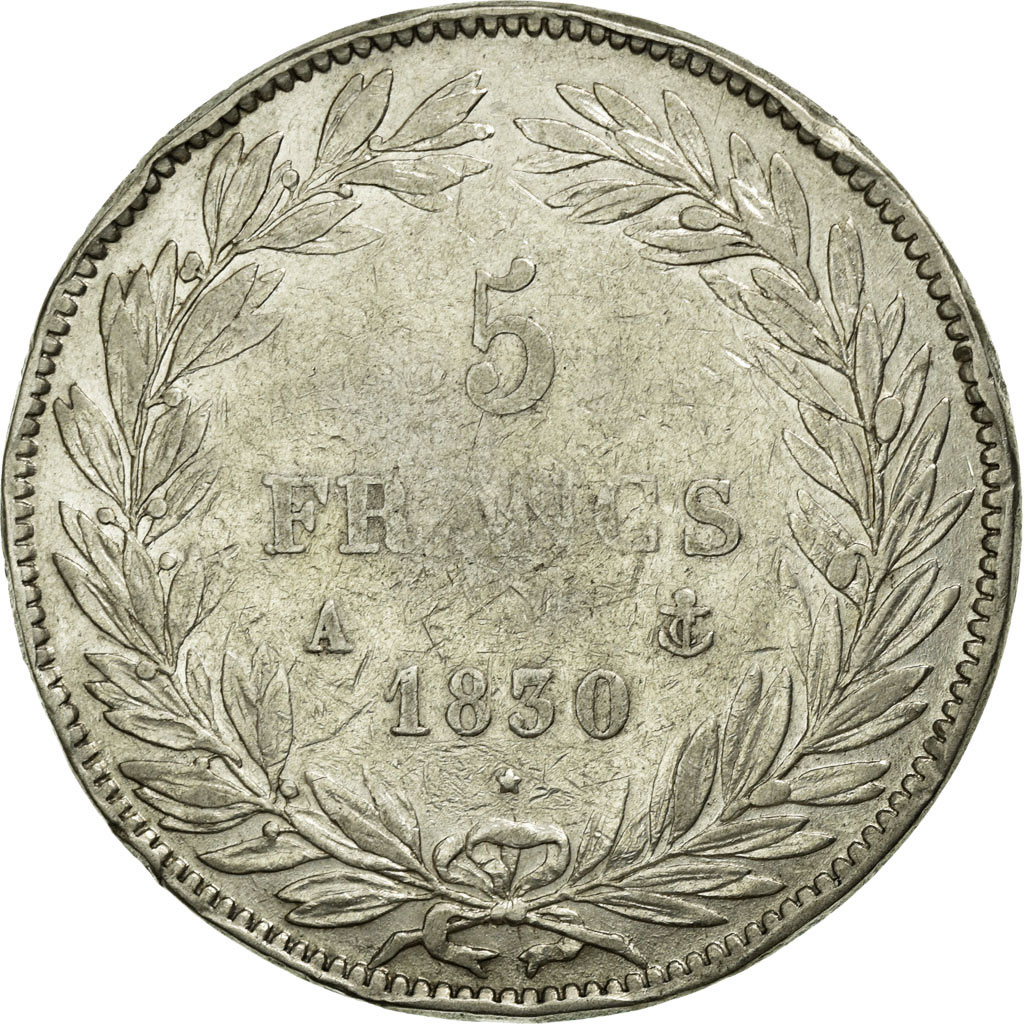 Coin, France, Louis-Philippe, 5 Francs, 1830, Paris, , Silver