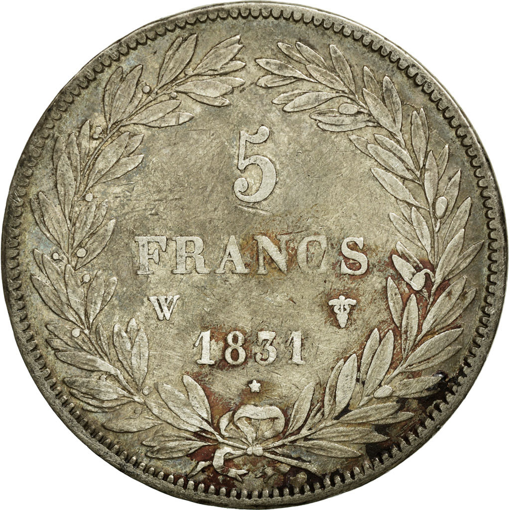 Coin, France, Louis-Philippe, 5 Francs, 1831, Lille, , Silver