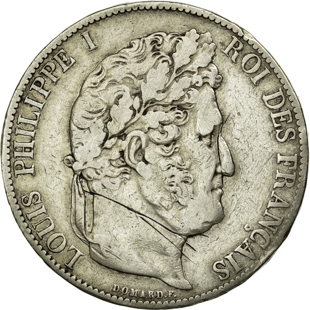 Coin, France, Louis-Philippe, 5 Francs, 1847, Paris, , Silver