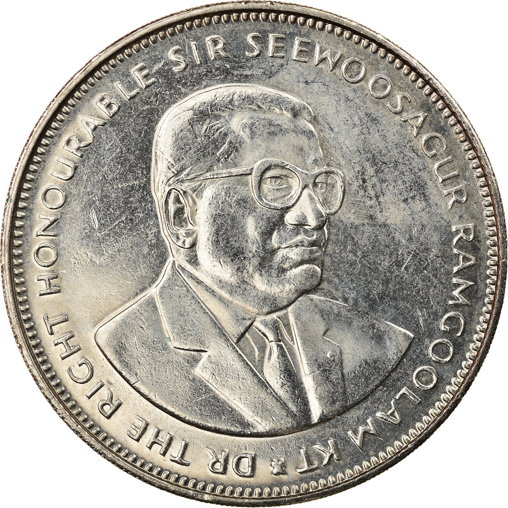 Münze, Mauritius, 5 Rupees, 2012, VZ, Copper-nickel, KM:56