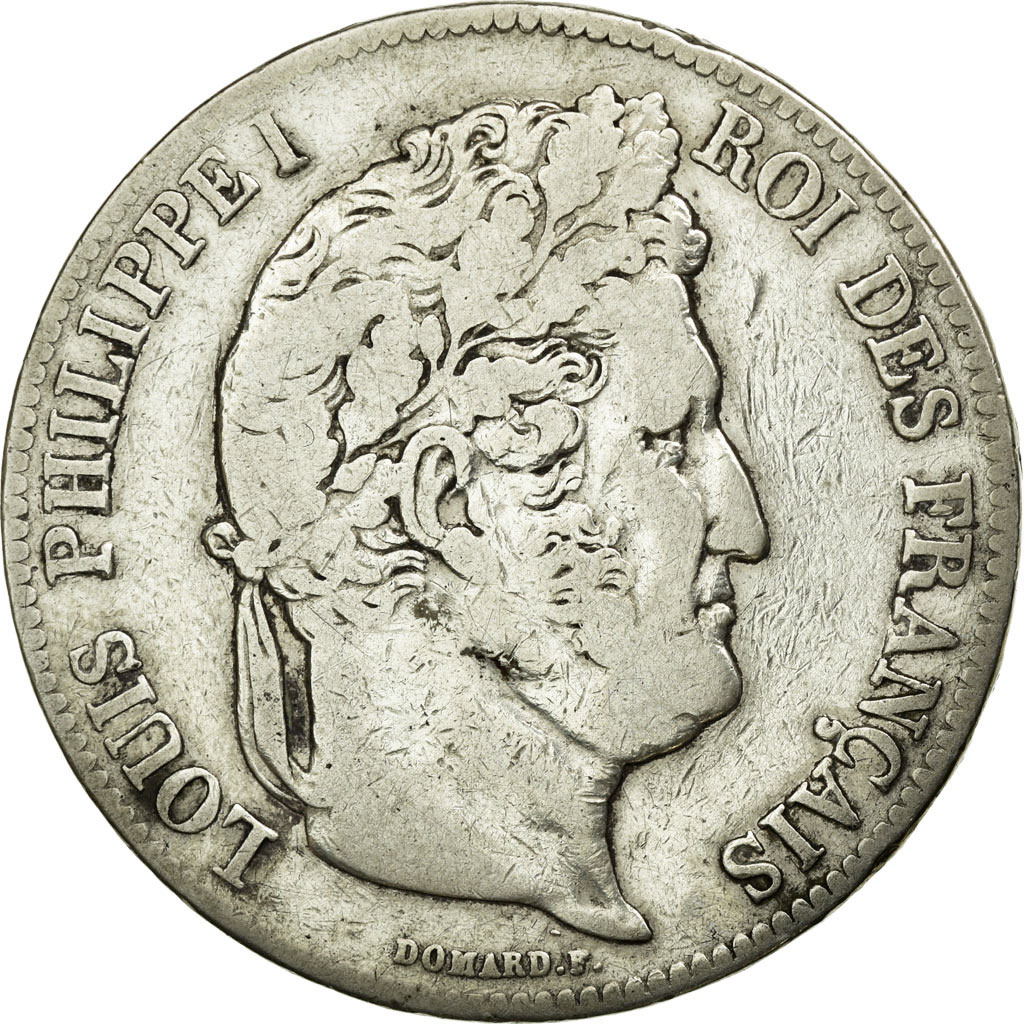 Coin, France, Louis-Philippe, 5 Francs, 1840, Rouen, , Silver