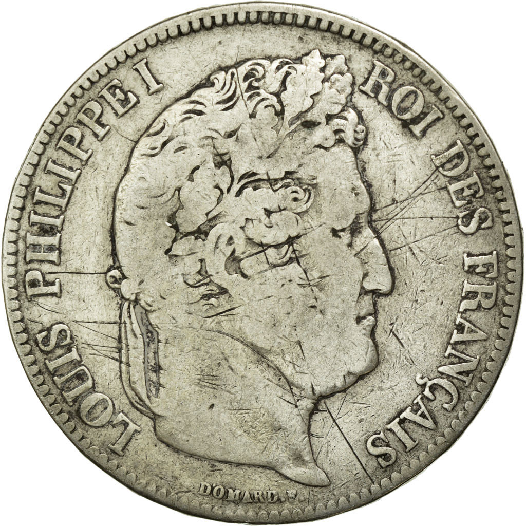 Coin, France, Louis-Philippe, 5 Francs, 1833, Paris, , Silver