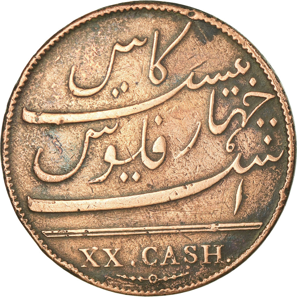 Coin, INDIA-BRITISH, MADRAS PRESIDENCY, 20 Cash, 1803, Soho Mint, Birmingham