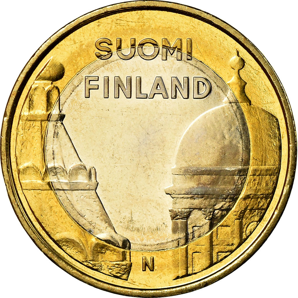Finnland, 5 Euro, Uusimaa, 2012, VZ, Bi-Metallic, KM:191