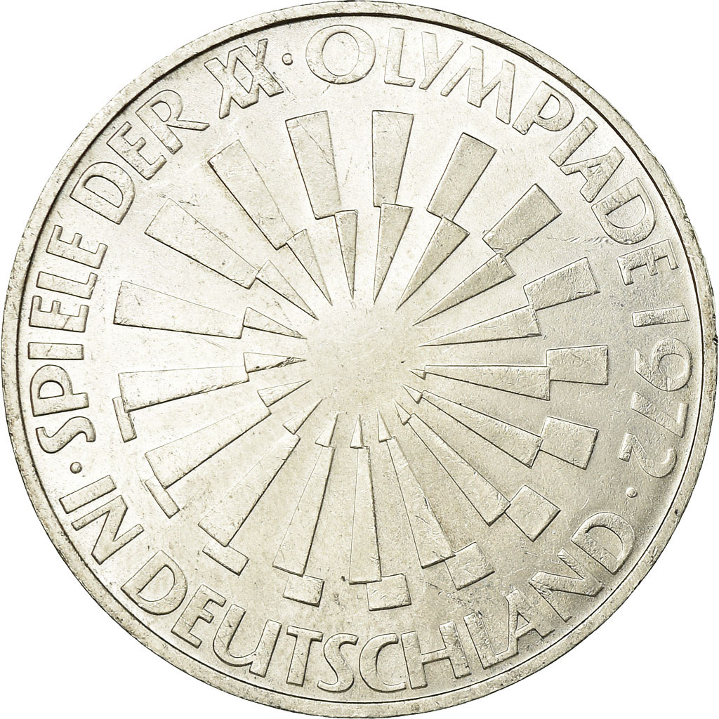 Coin, GERMANY - FEDERAL REPUBLIC, 10 Mark, 1972, Munich, , Silver