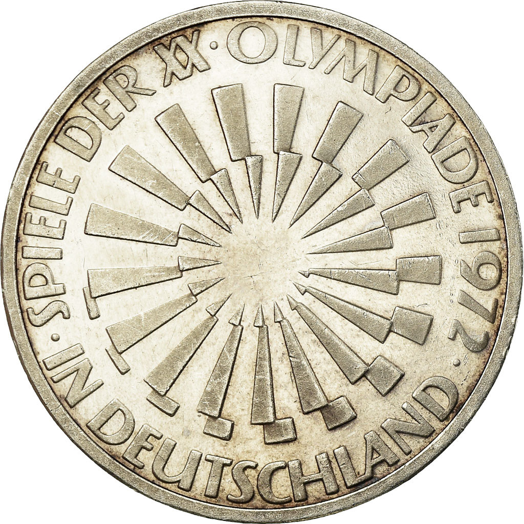 Coin, GERMANY - FEDERAL REPUBLIC, 10 Mark, 1972, Stuttgart, , Silver