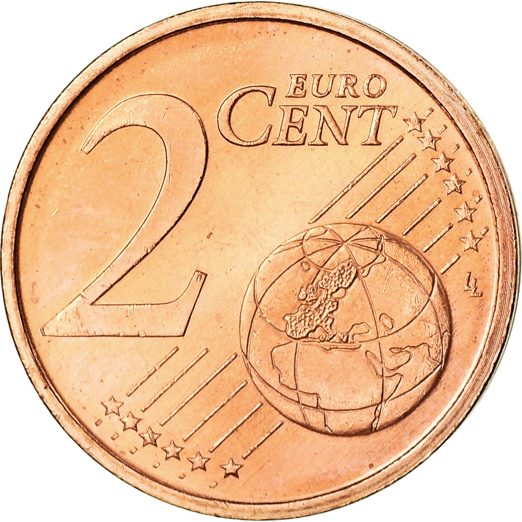 Portugal, 2 Euro Cent, 2002, VZ, Copper Plated Steel, KM:741