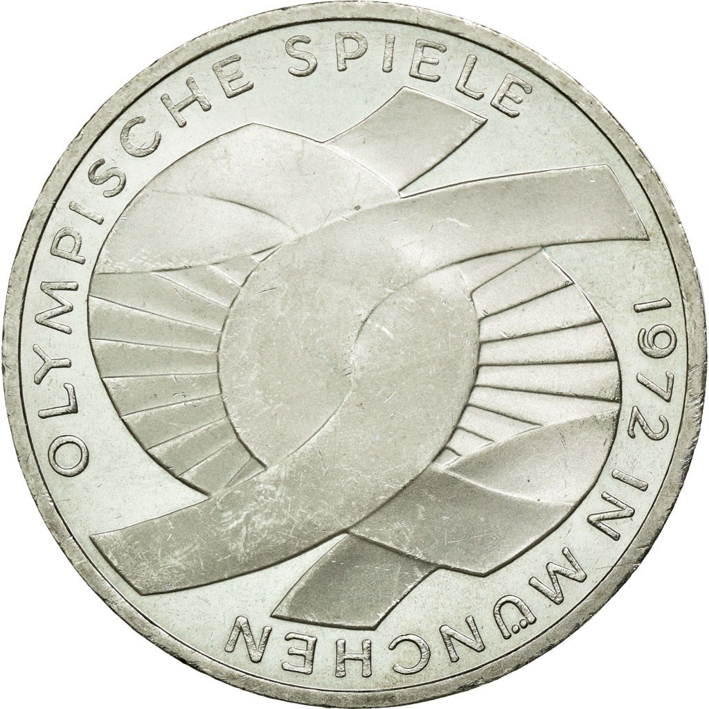 Coin, GERMANY - FEDERAL REPUBLIC, 10 Mark, 1972, Hamburg, , Silver