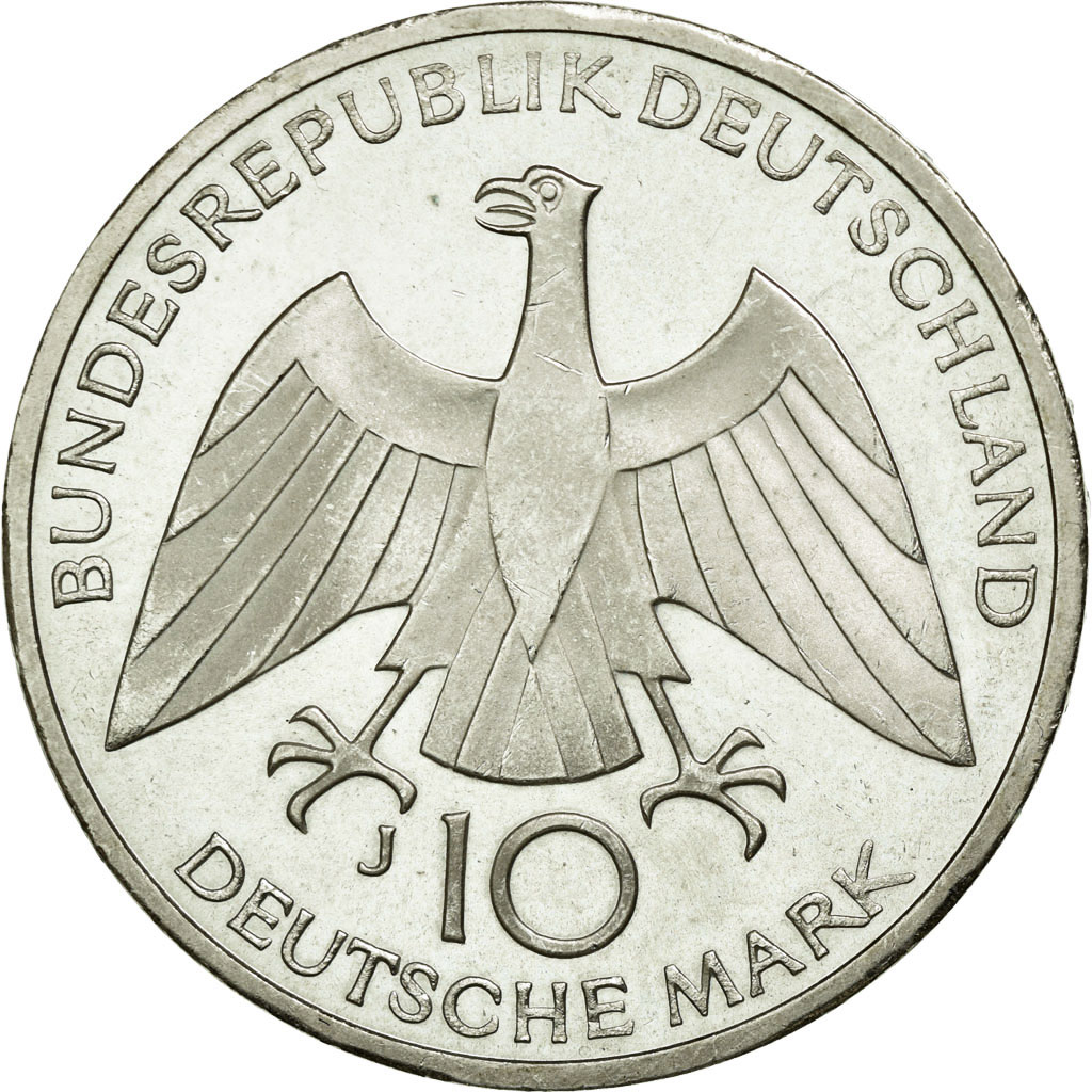Coin, GERMANY - FEDERAL REPUBLIC, 10 Mark, 1972, Hamburg, , Silver