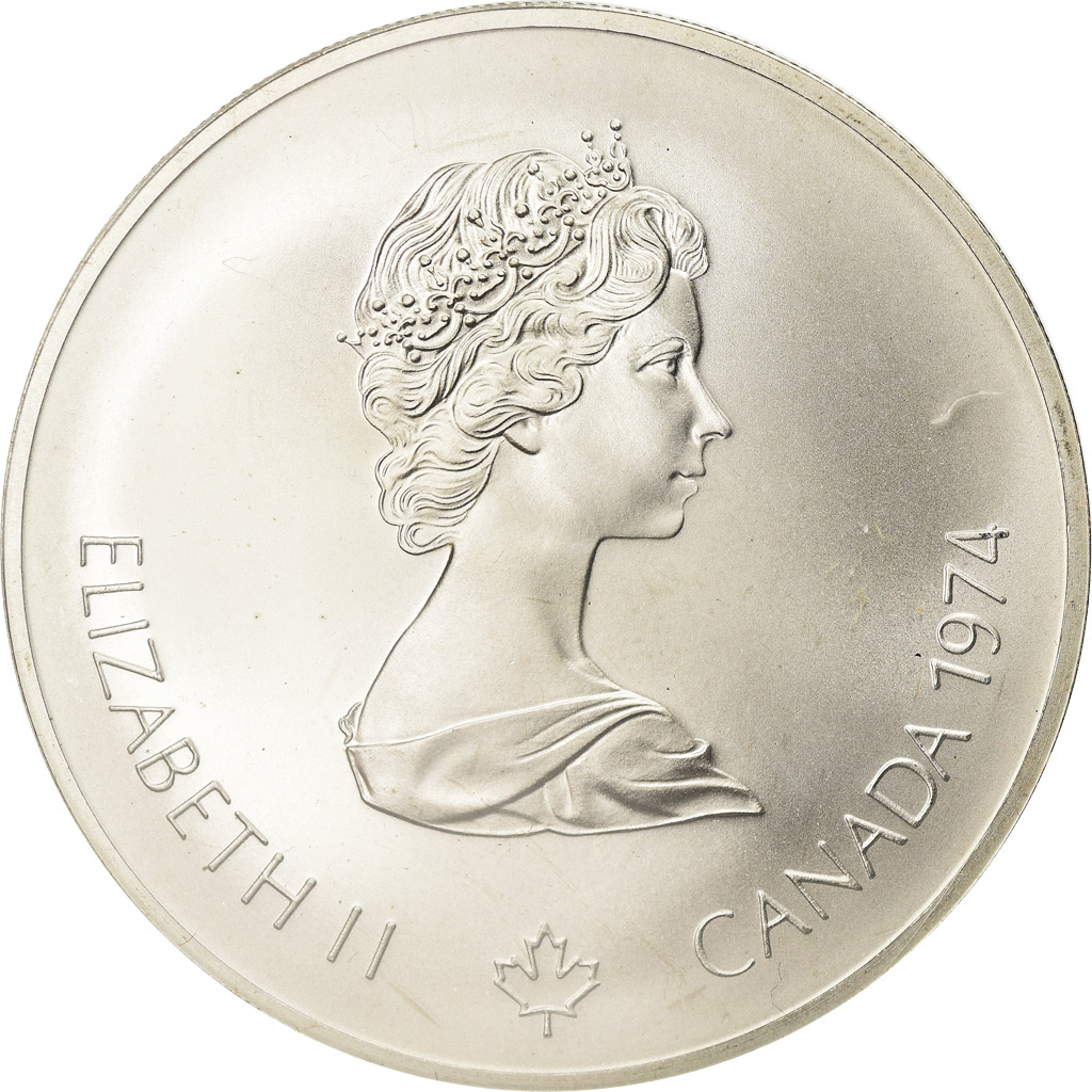 Coin, Canada, Elizabeth II, 5 Dollars, 1974, Royal Canadian Mint, Ottawa, FDC