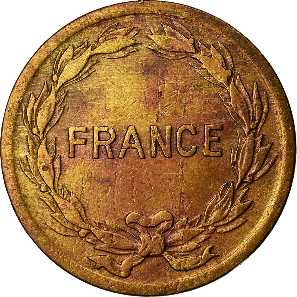 Coin, France, France Libre, 2 Francs, 1944, Philadelphia, , Brass