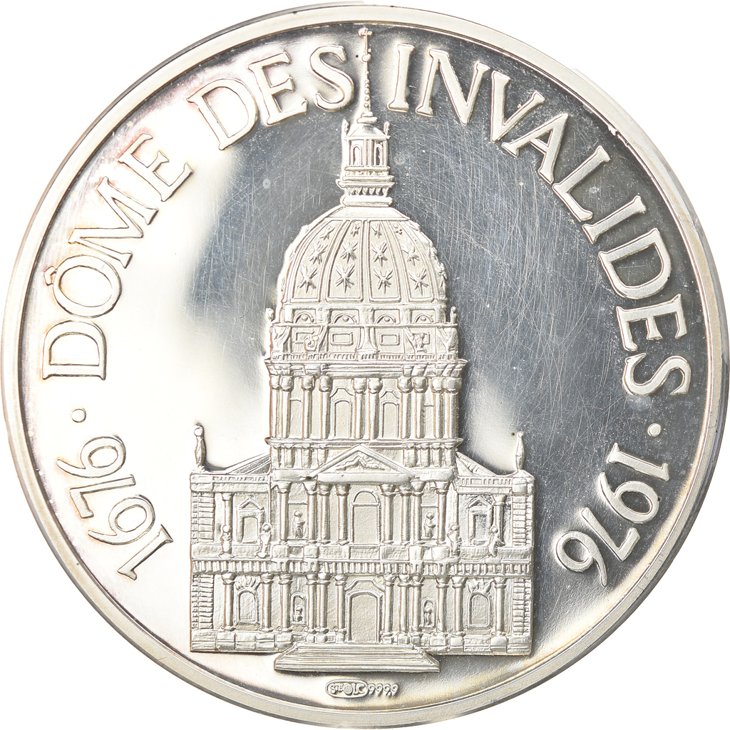 France, Medal, Napoléon Ier, Maréchal Suchet, History, 1976, , Silver