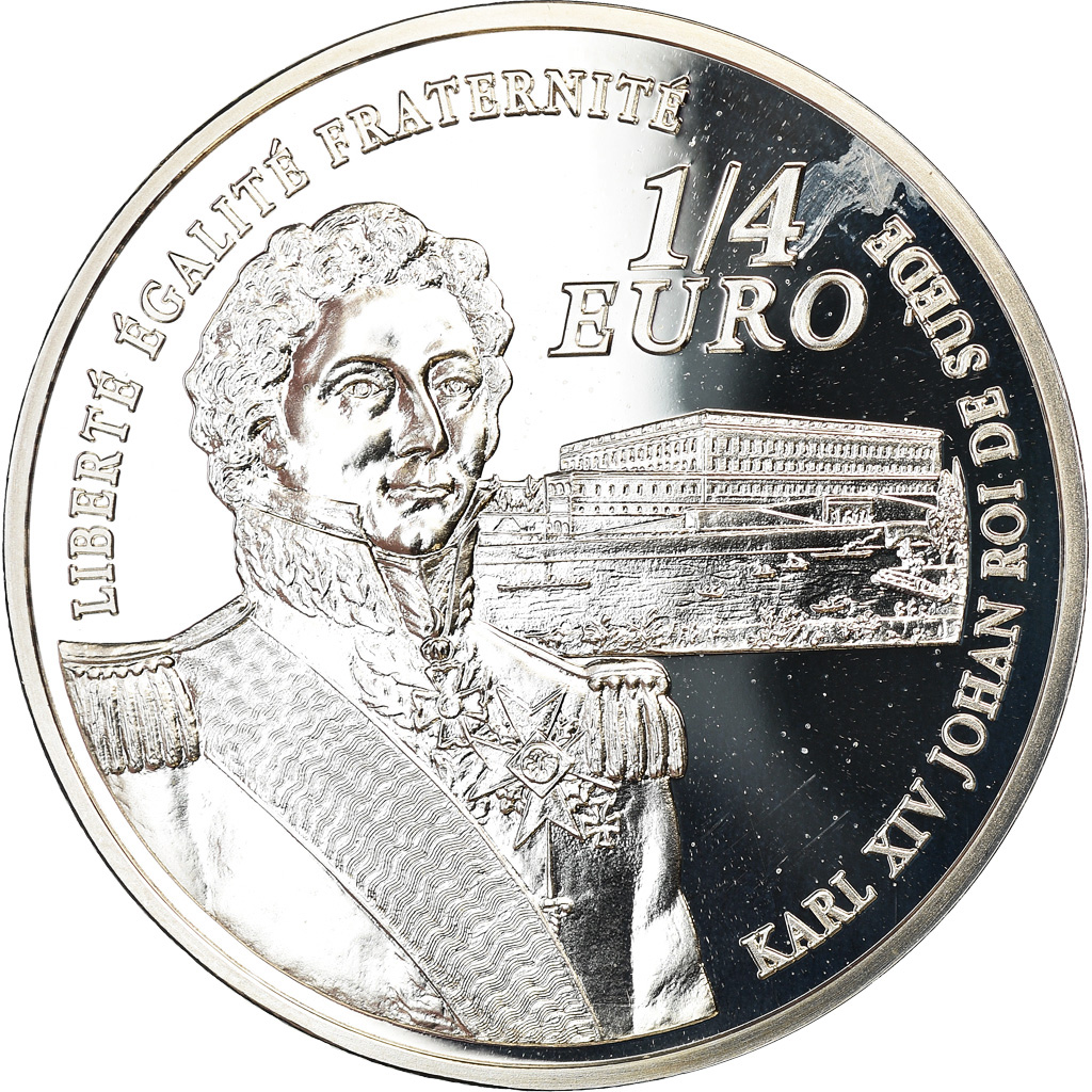 Frankreich, 1/4 Euro, Bernadotte, 2006, BE, STGL, Silber, KM:1445