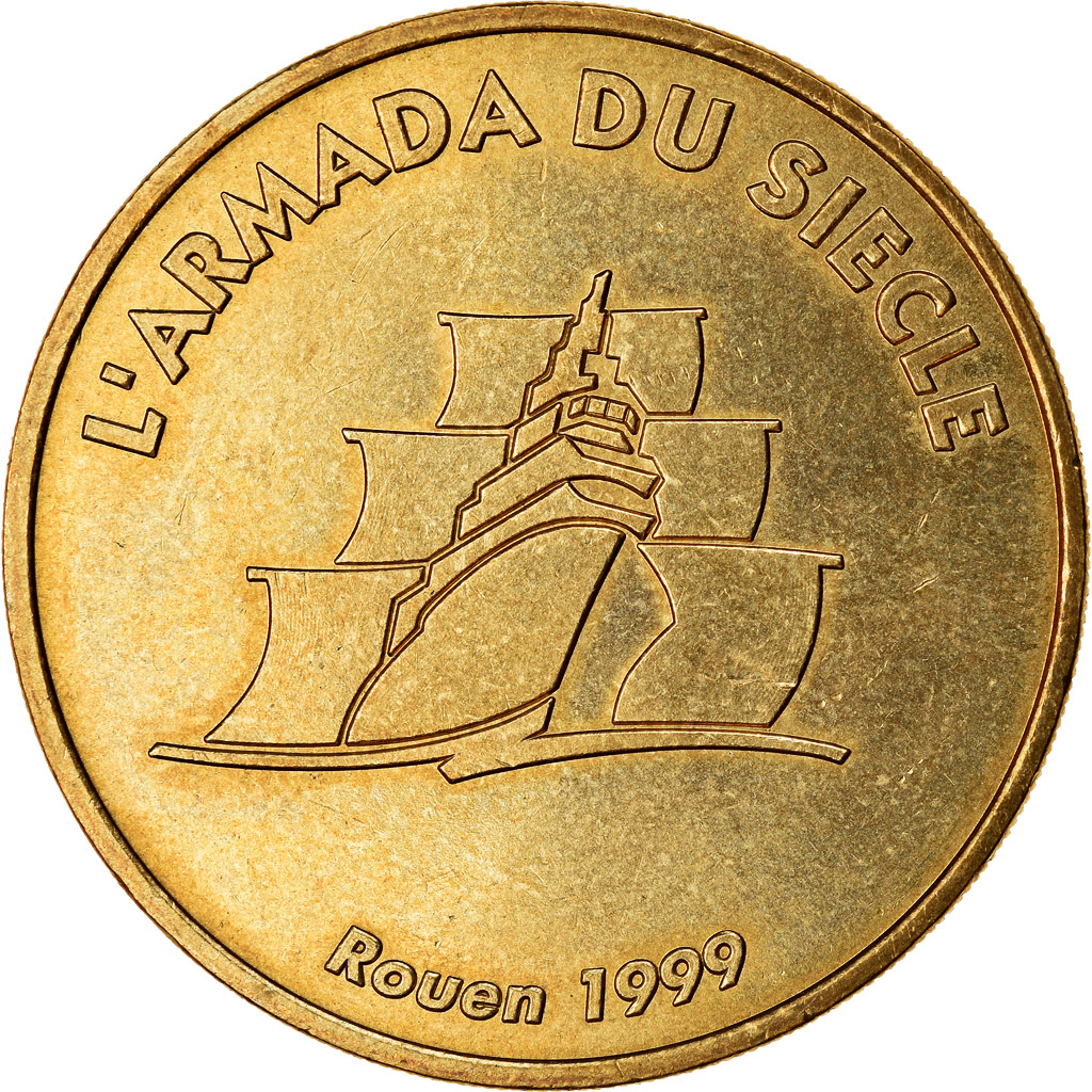 France, Token, Touristic token, Rouen -Armada du siècle - 1999, Arts & Culture