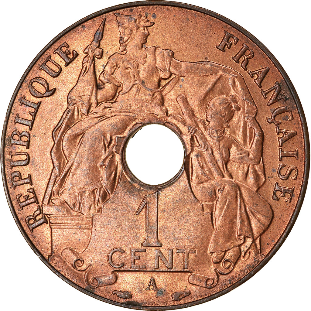 Coin, FRENCH INDO-CHINA, Cent, 1938, Paris, , Bronze, KM:12.1