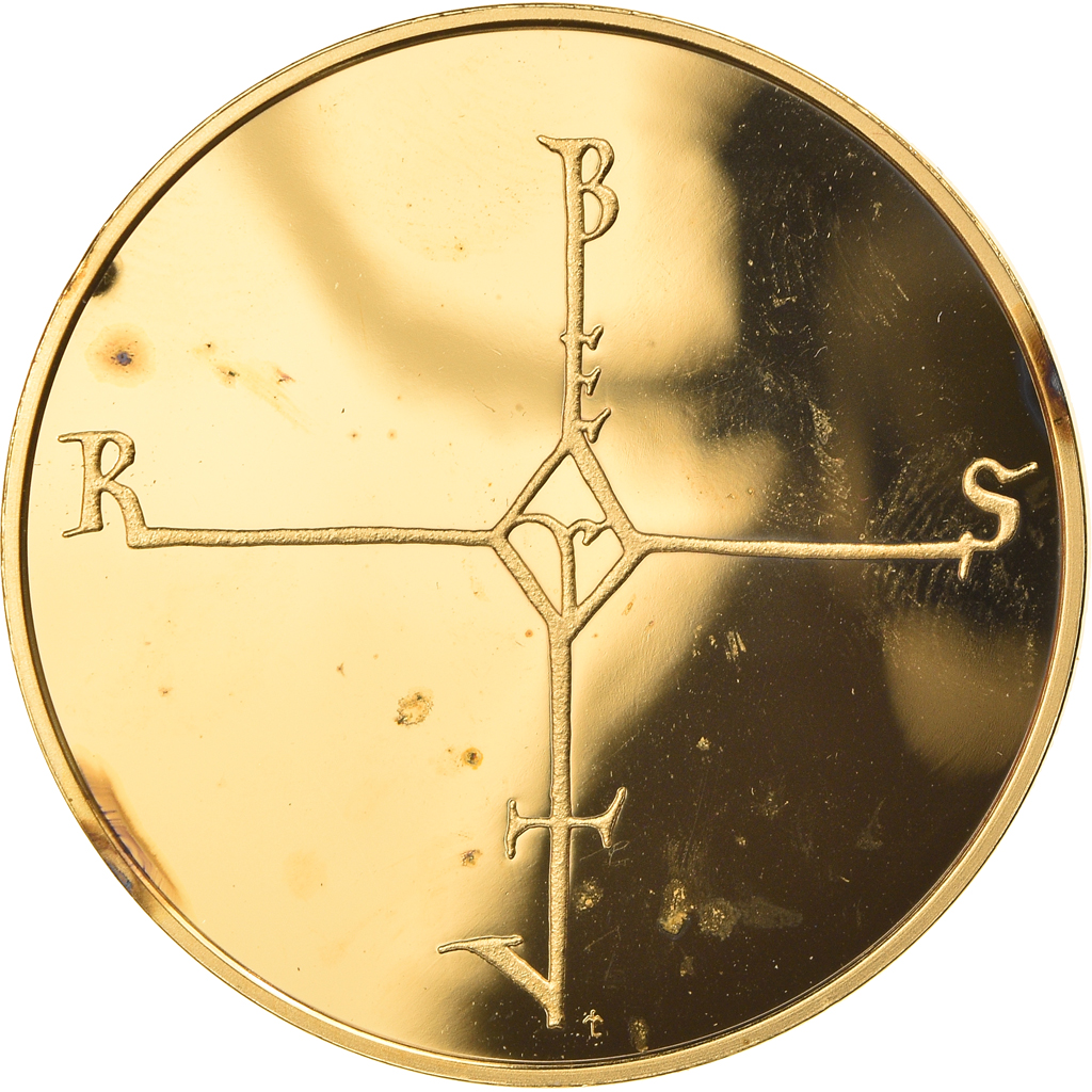 France, Medal, Les Rois de France, Robert II, History, , Vermeil