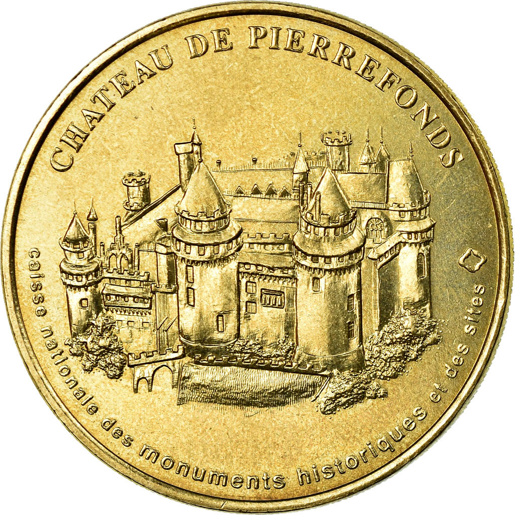 France, Token, Touristic token, Pierrefonds - Chateau n°1, Arts & Culture