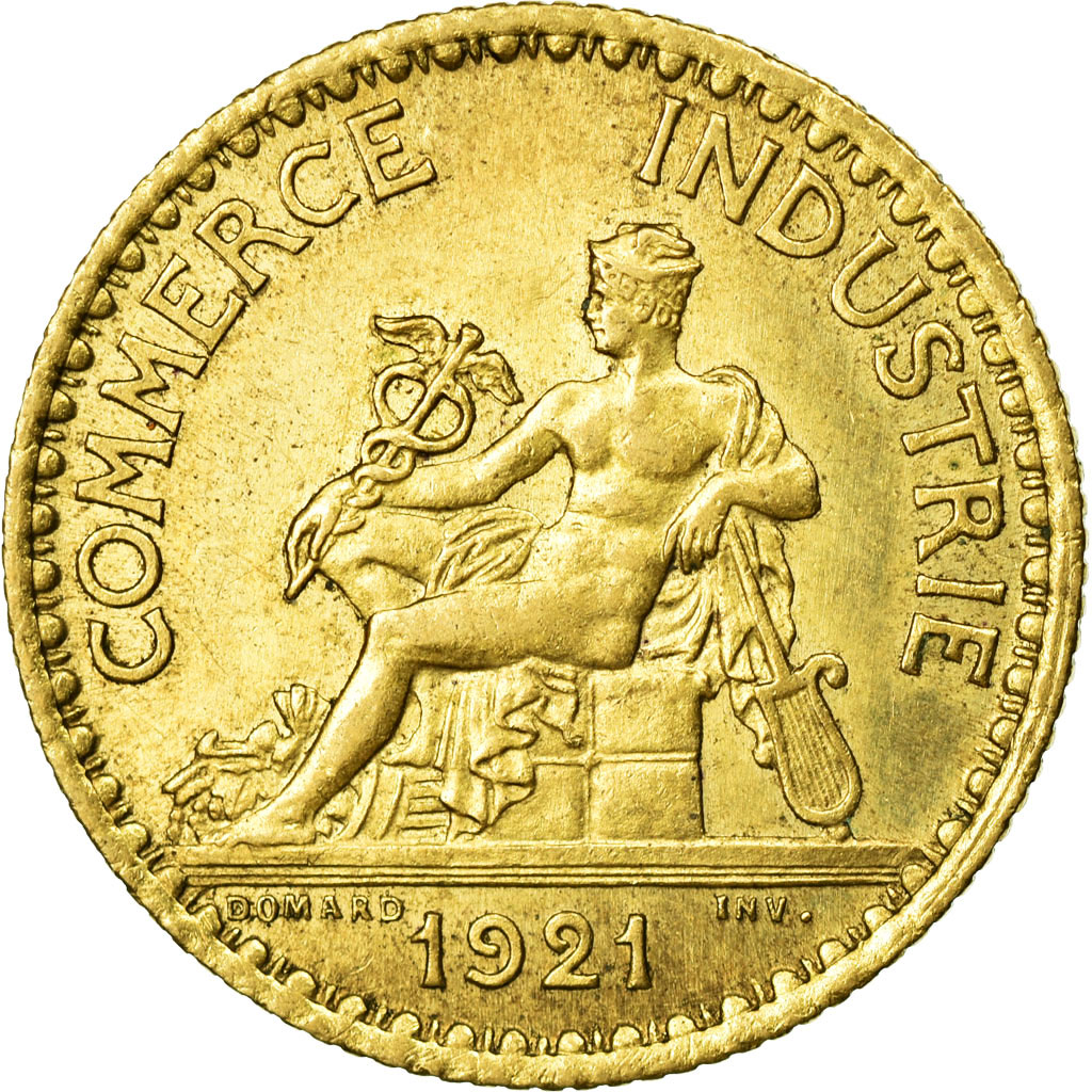 Coin, France, Chambre de commerce, Franc, 1921, Paris, 
