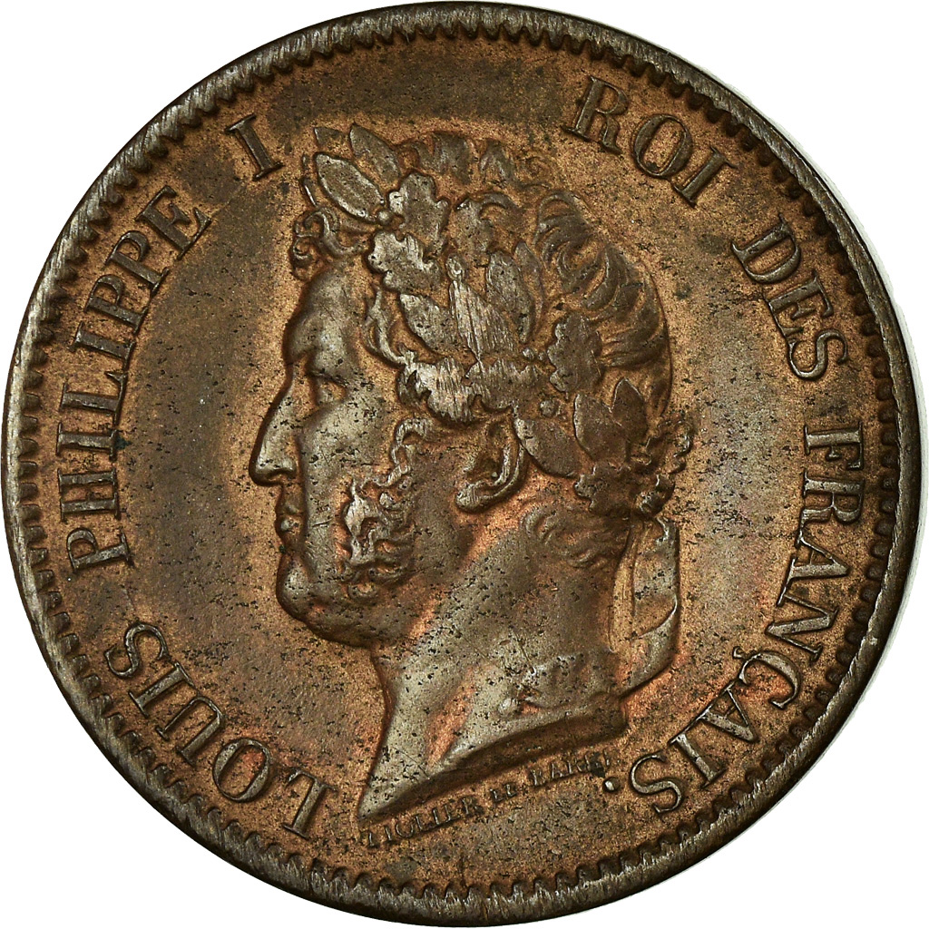 Coin, FRENCH COLONIES, Louis - Philippe, 5 Centimes, 1844, Paris, 