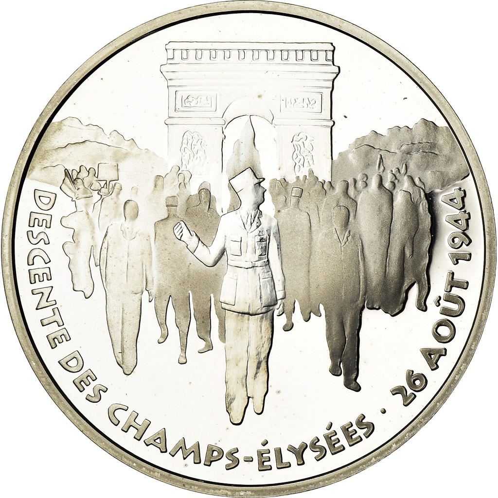 Coin, France, Libération de Paris, 100 Francs, 1994, BE, , Silver