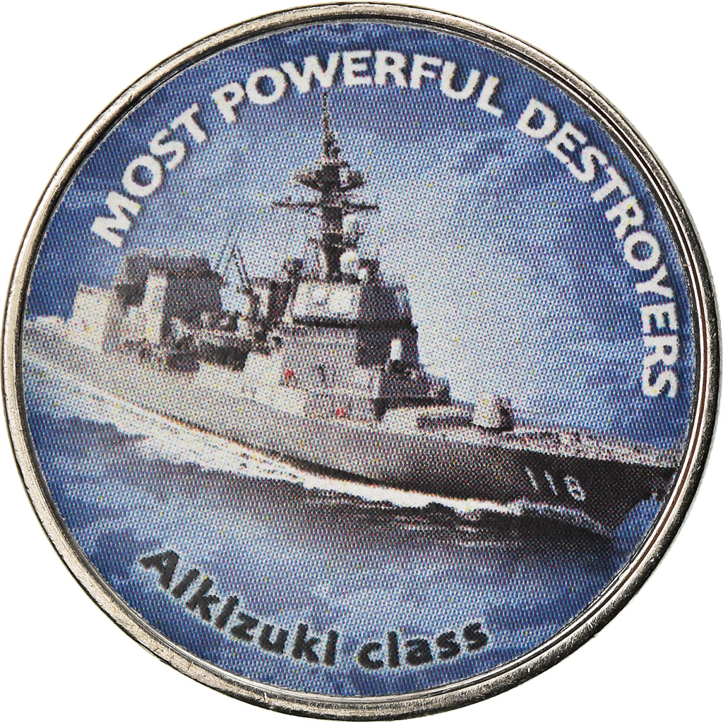 Münze, Simbabwe, Shilling, 2018, Warship -  Destroyer Alklzuki, UNZ, Nickel