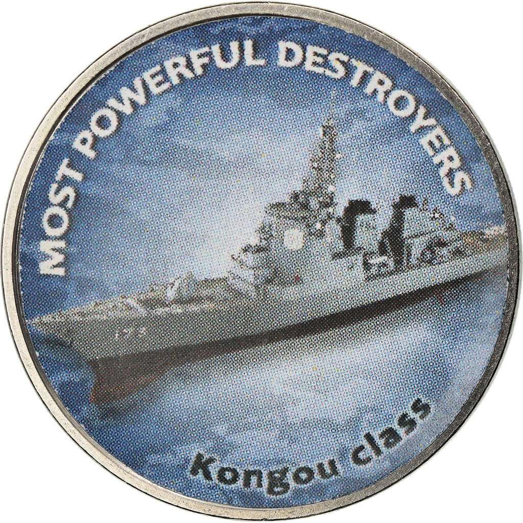 Münze, Simbabwe, Shilling, 2018, Warship -  Destroyer Kongou, UNZ, Nickel