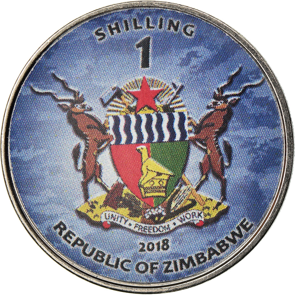 Münze, Simbabwe, Shilling, 2018, Warship -  Destroyer Kongou, UNZ, Nickel