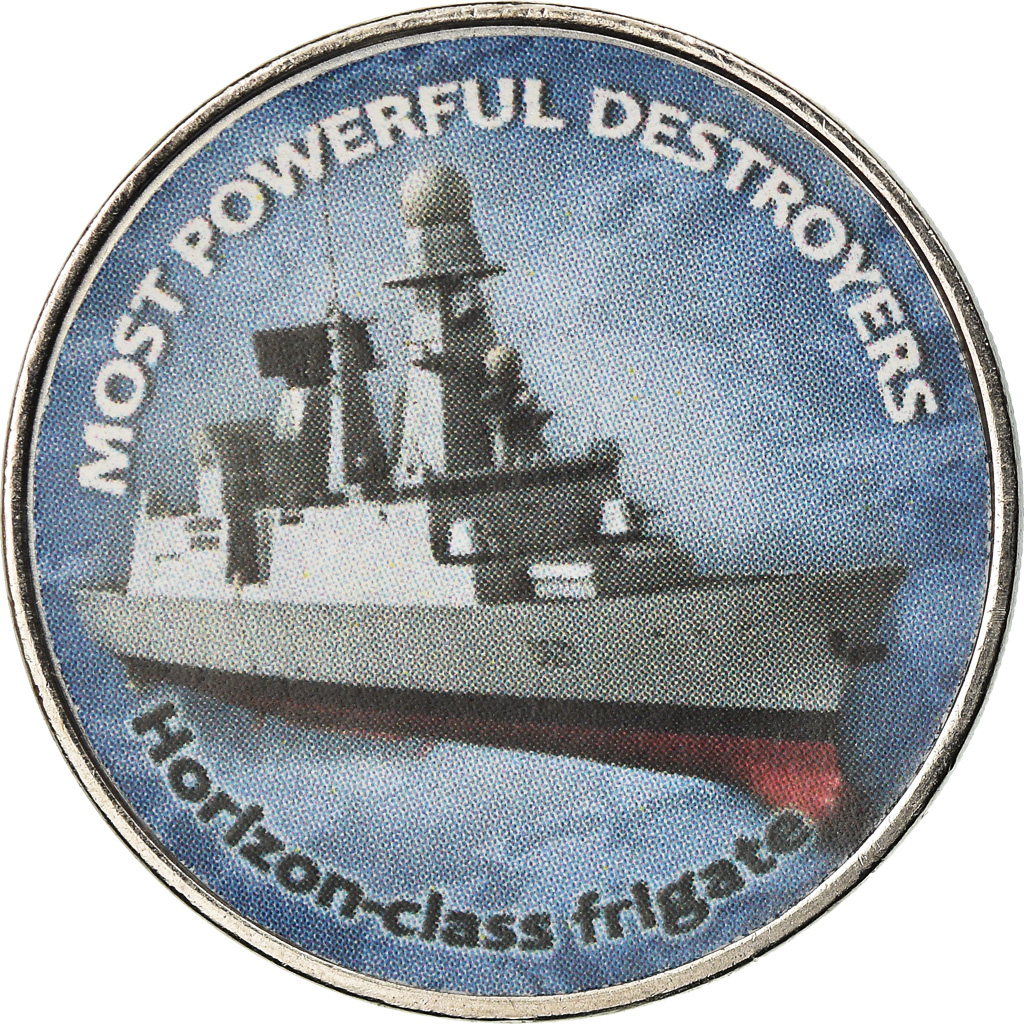 Münze, Simbabwe, Shilling, 2018, Warship -  Destroyer Horizon, UNZ, Nickel