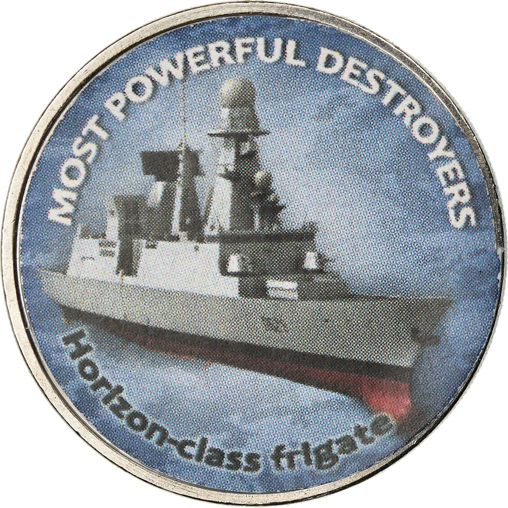 Münze, Simbabwe, Shilling, 2018, Warship -  Destroyer Horizon, UNZ, Nickel