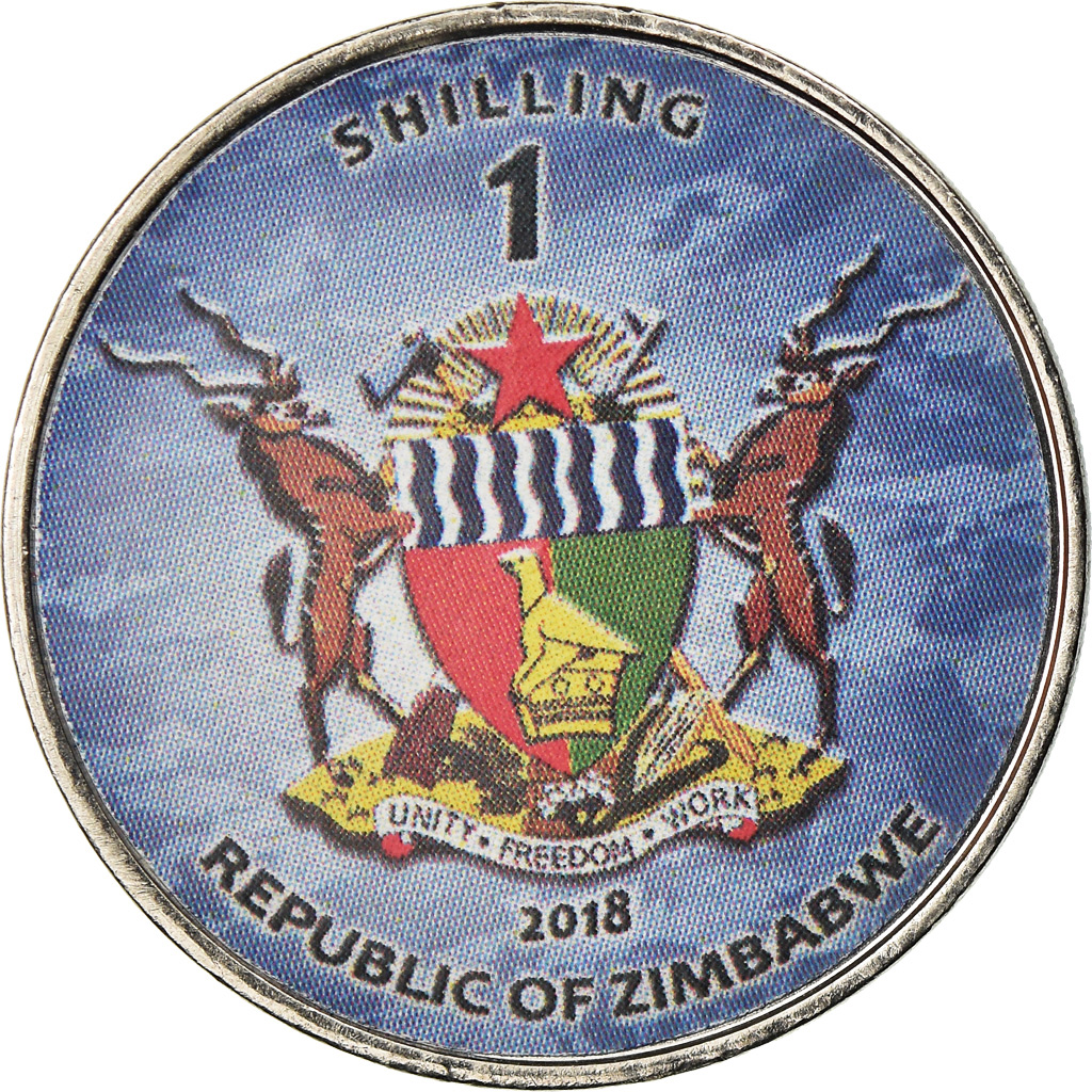 Münze, Simbabwe, Shilling, 2018, Warship -  Destroyer Horizon, UNZ, Nickel