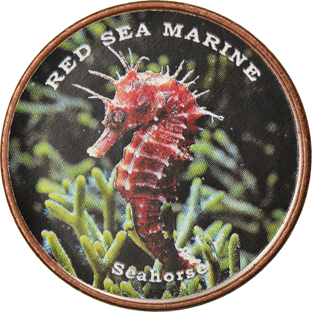 Coin, Somaliland, Shilling, 2018, Vie sous-marine - Hippocampe, 